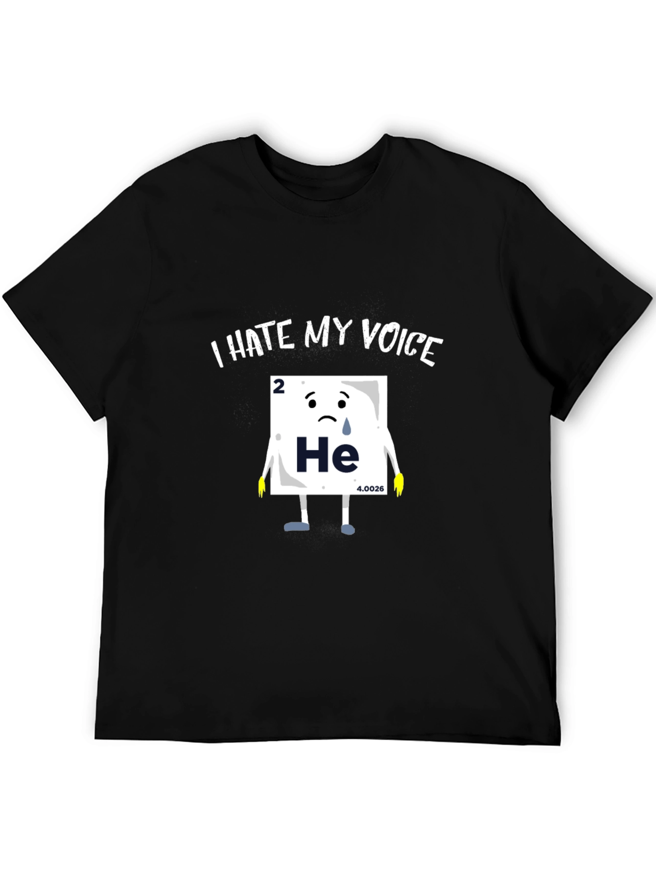 I Hate My Voice Helium Chemistry T-Shirt