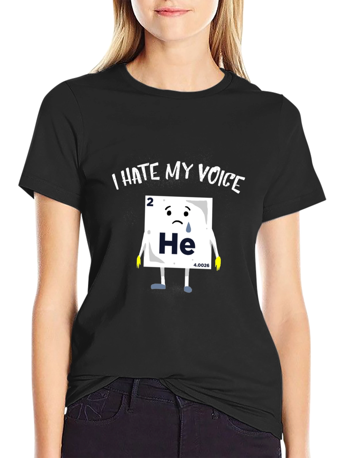 I Hate My Voice Helium Chemistry T-Shirt
