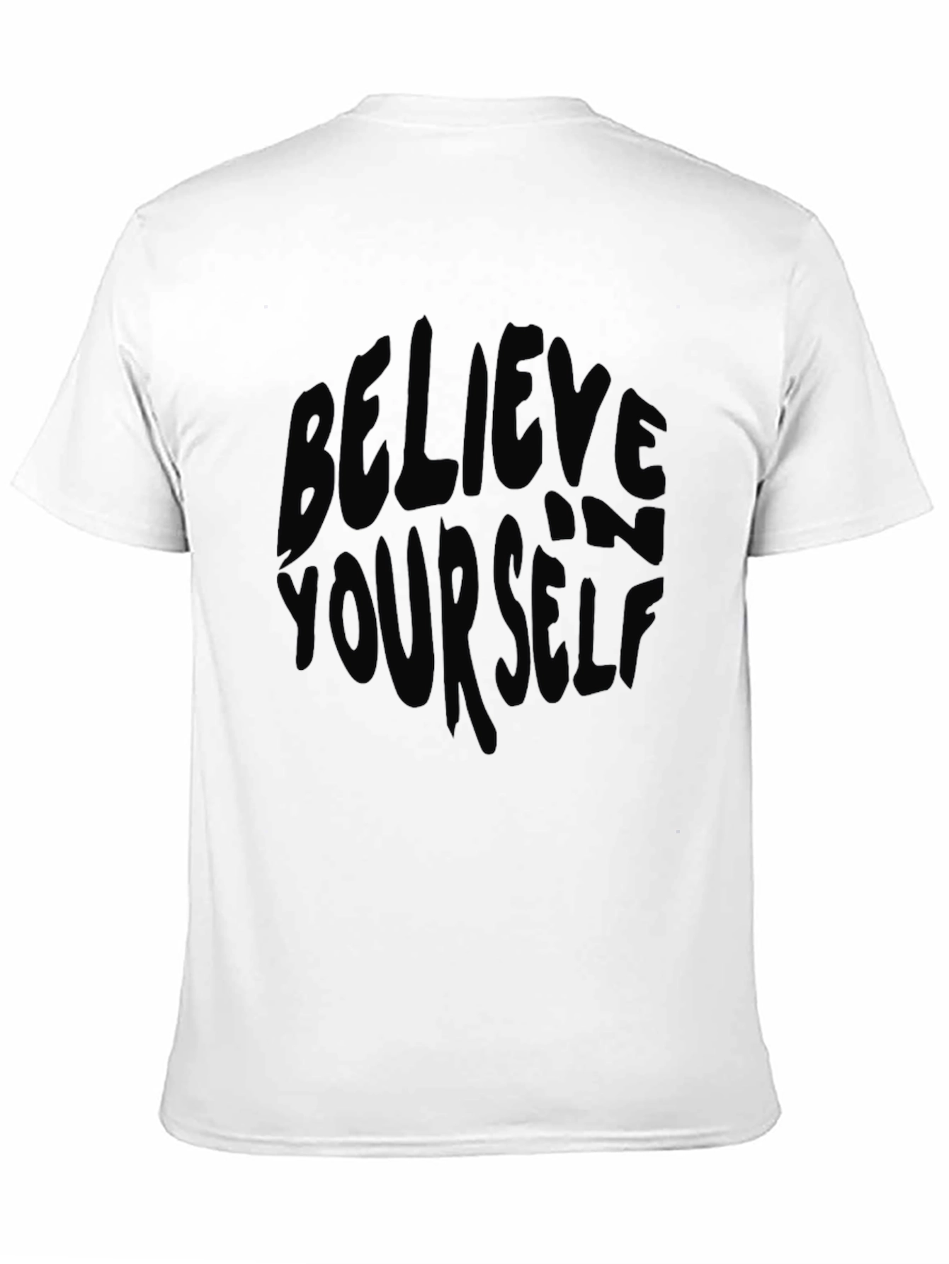 Believe Yourself Black Graphic Tee