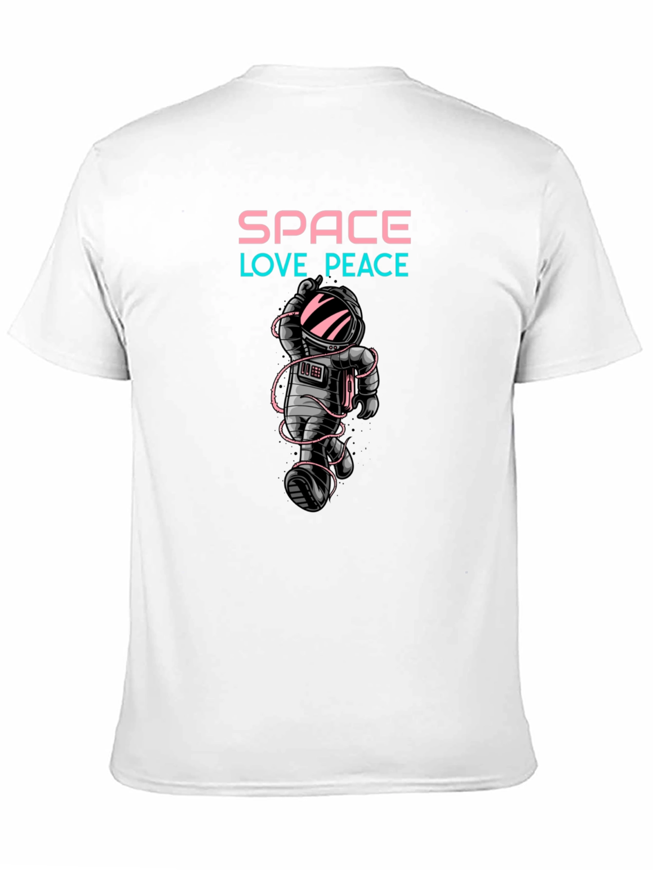 Space Love Peace Graphic T-Shirt