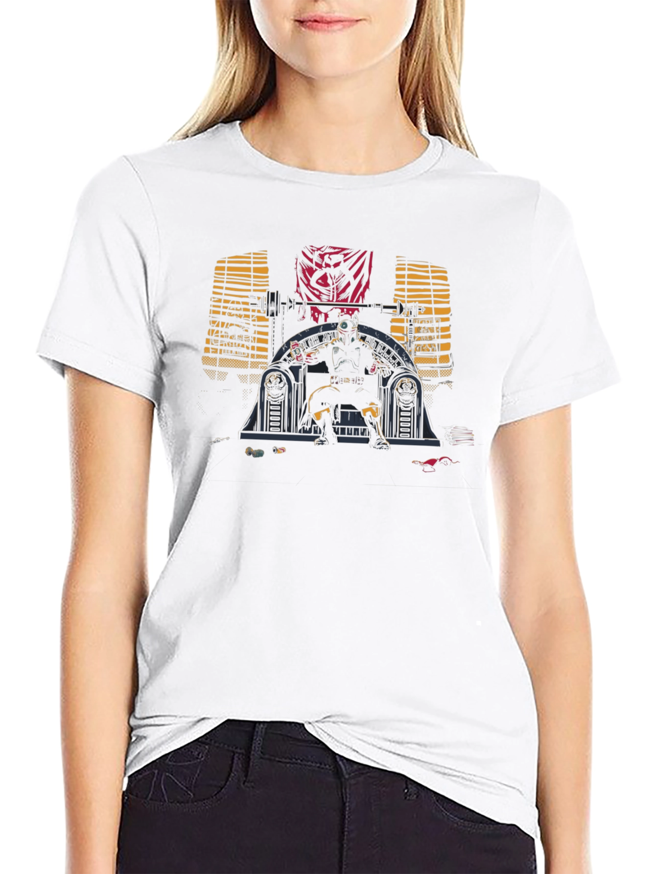 Retro Sci-Fi Throne T-Shirt