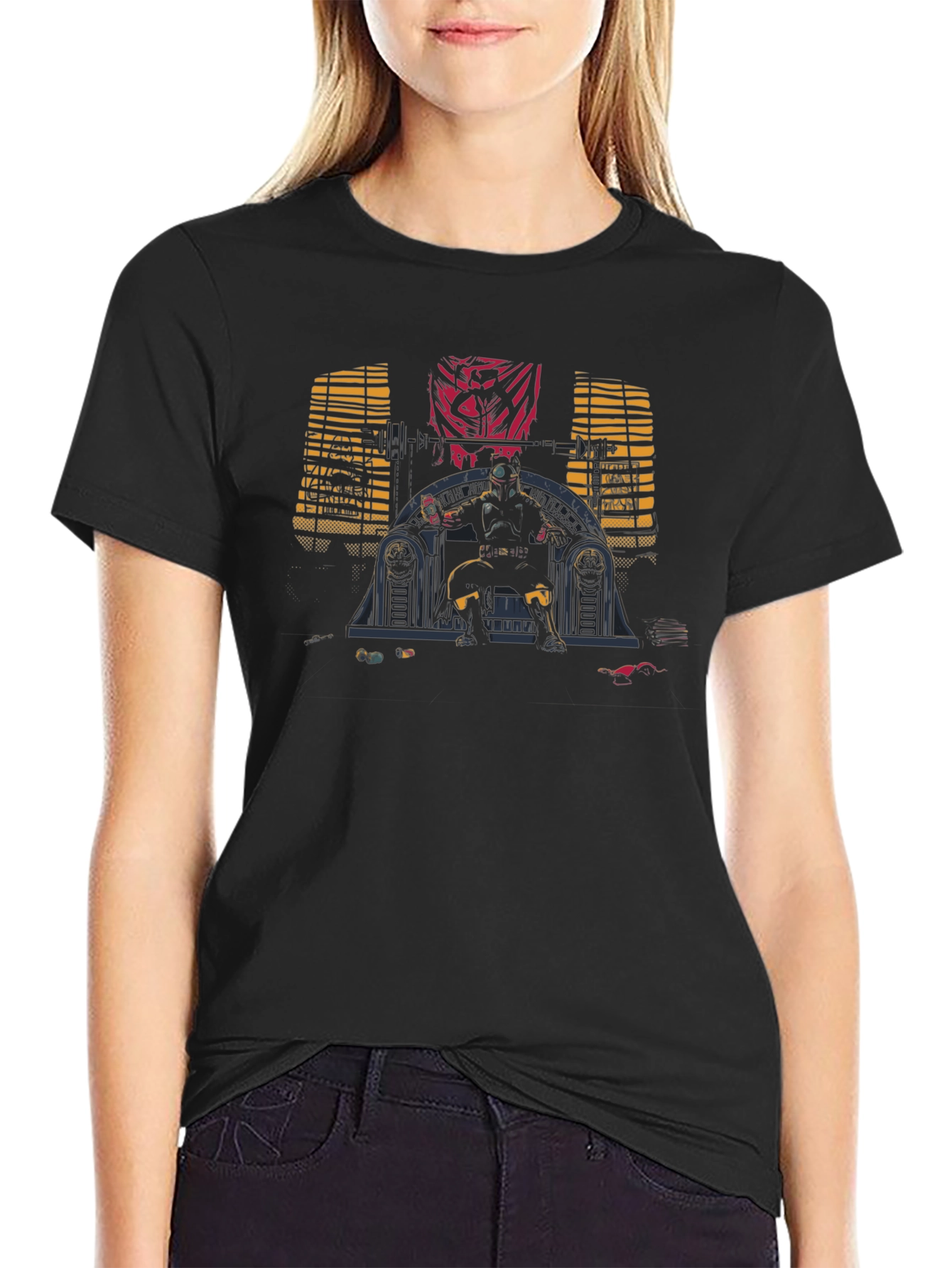 Retro Sci-Fi Throne T-Shirt