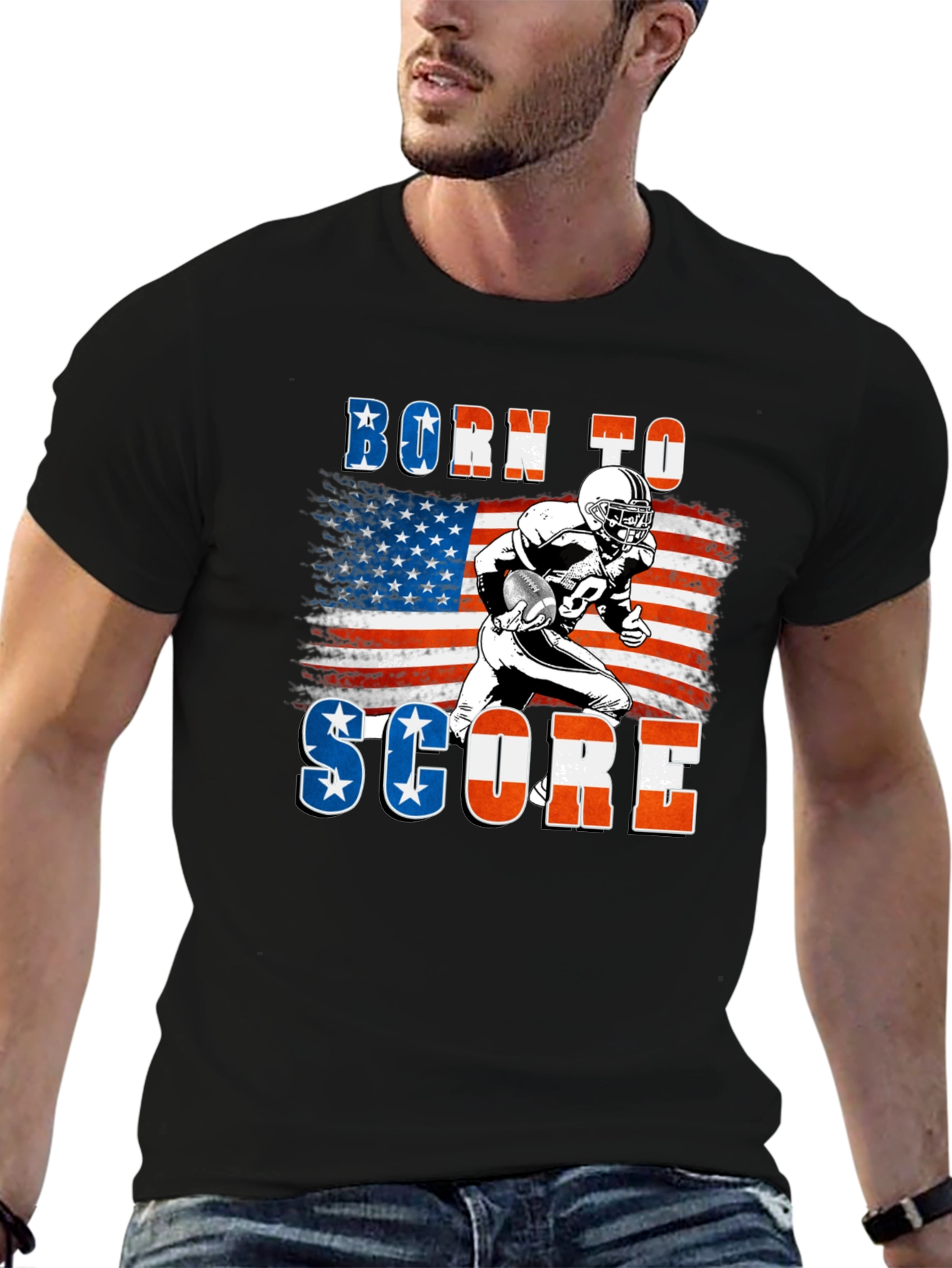 Born to Score Football T-Shirt