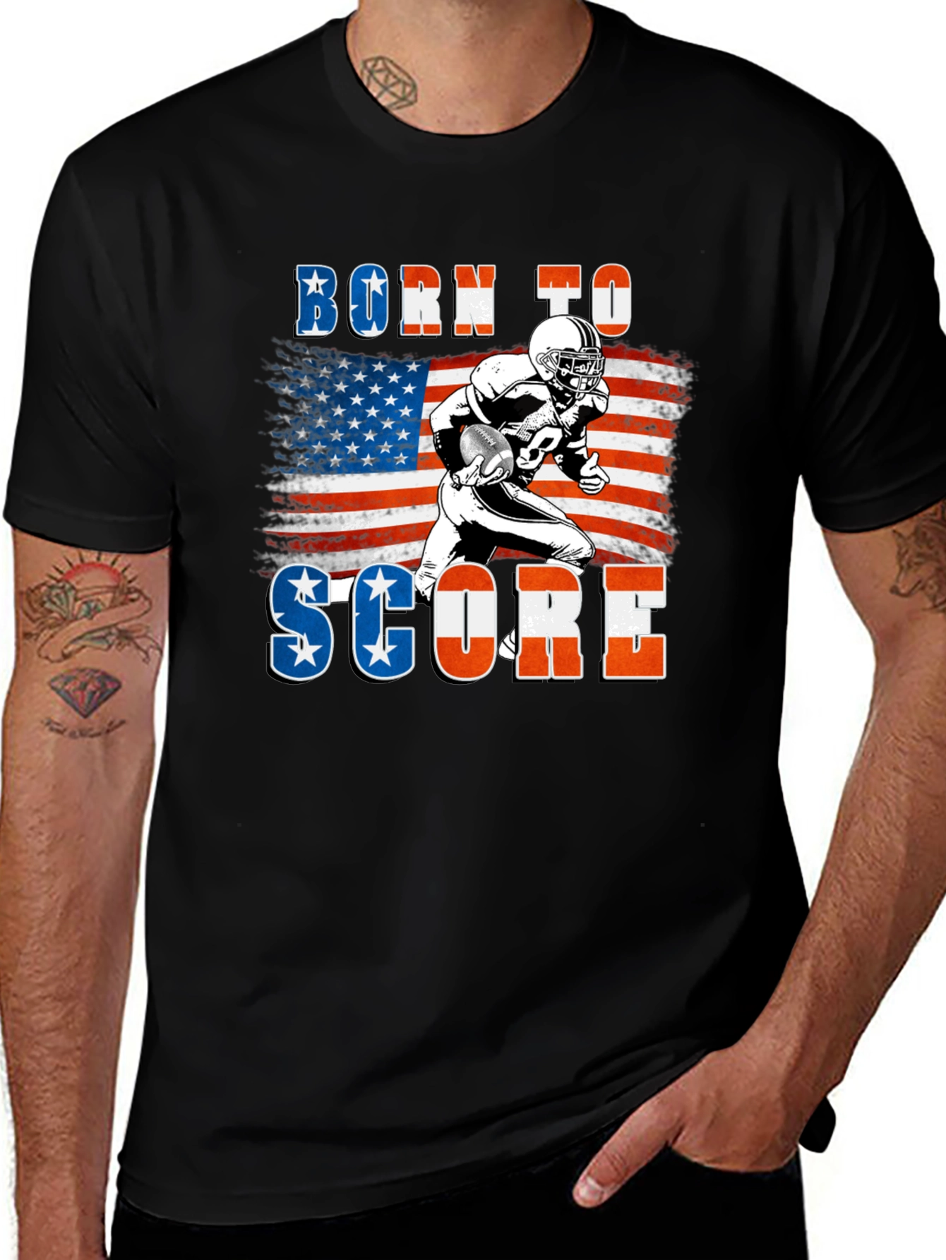 Born to Score Football T-Shirt