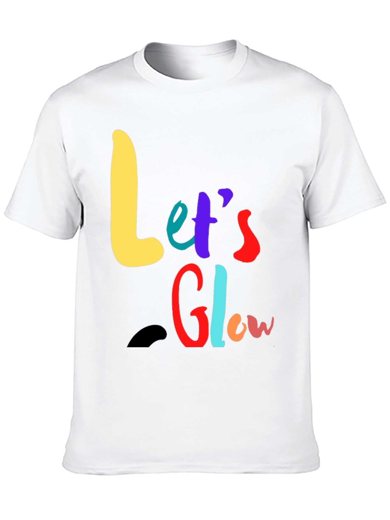 Lets Glow Graphic Tee - Vibrant & Fun