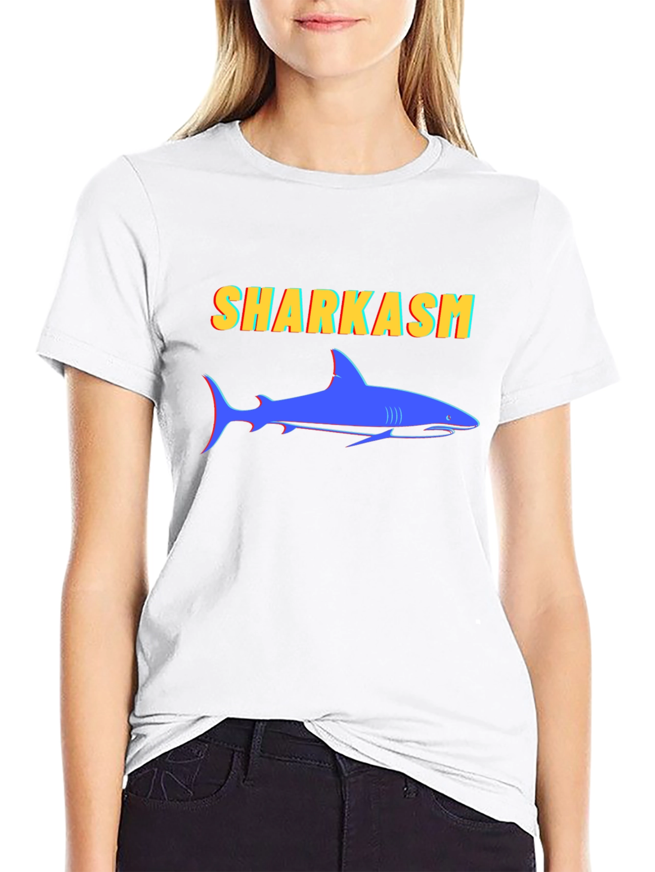 Sharkasm Graphic Tee - Funny Shark T-Shirt