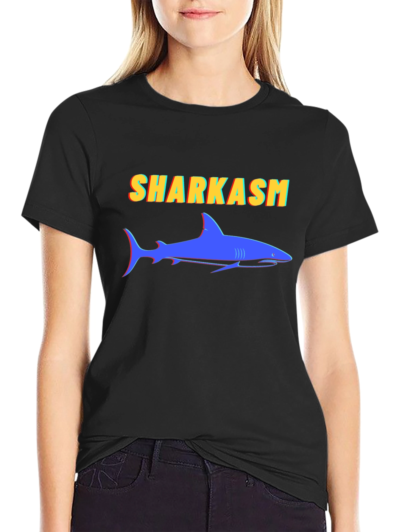 Sharkasm Graphic Tee - Funny Shark T-Shirt