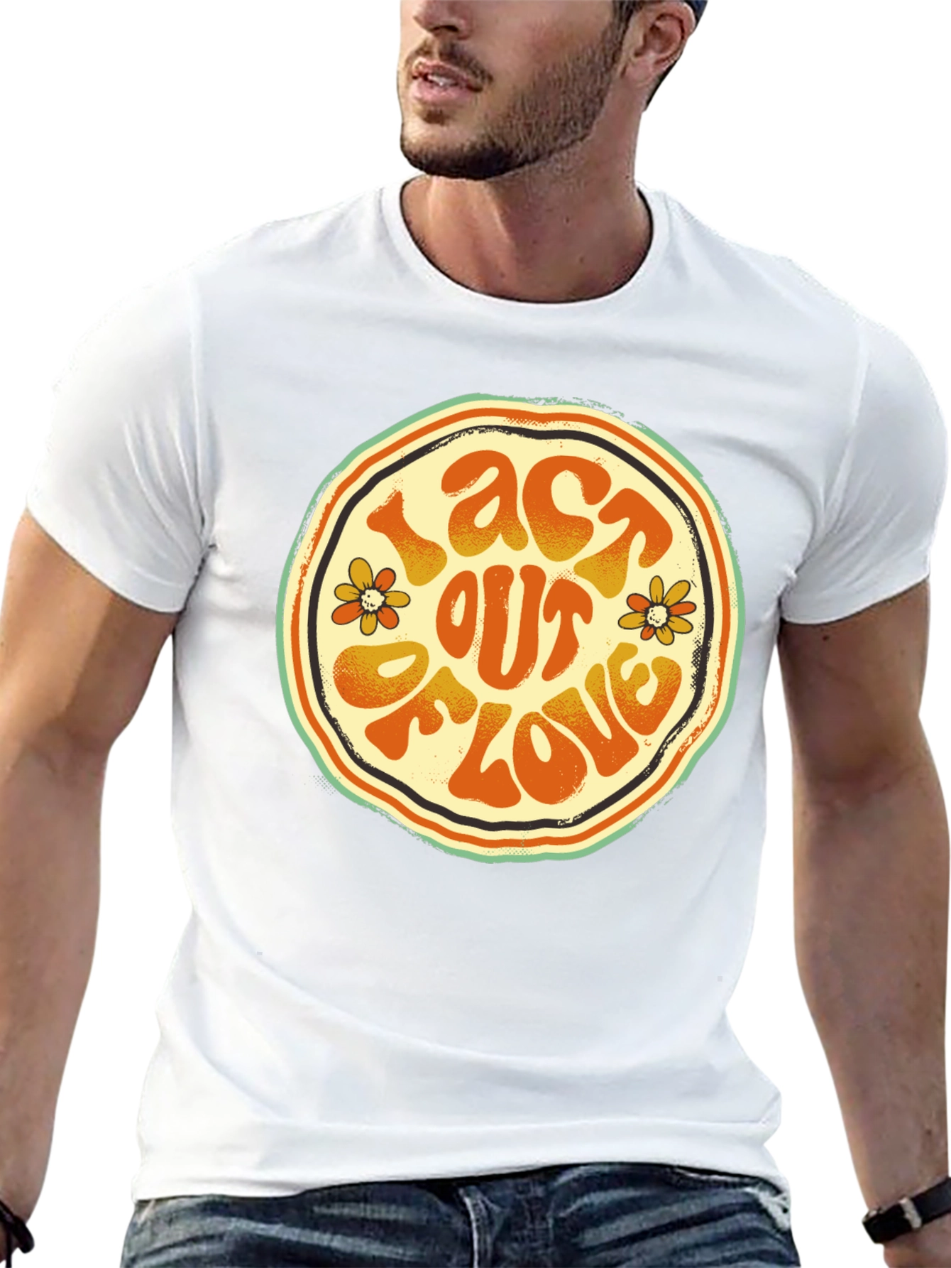 Act Out Of Love Retro Graphic Tee