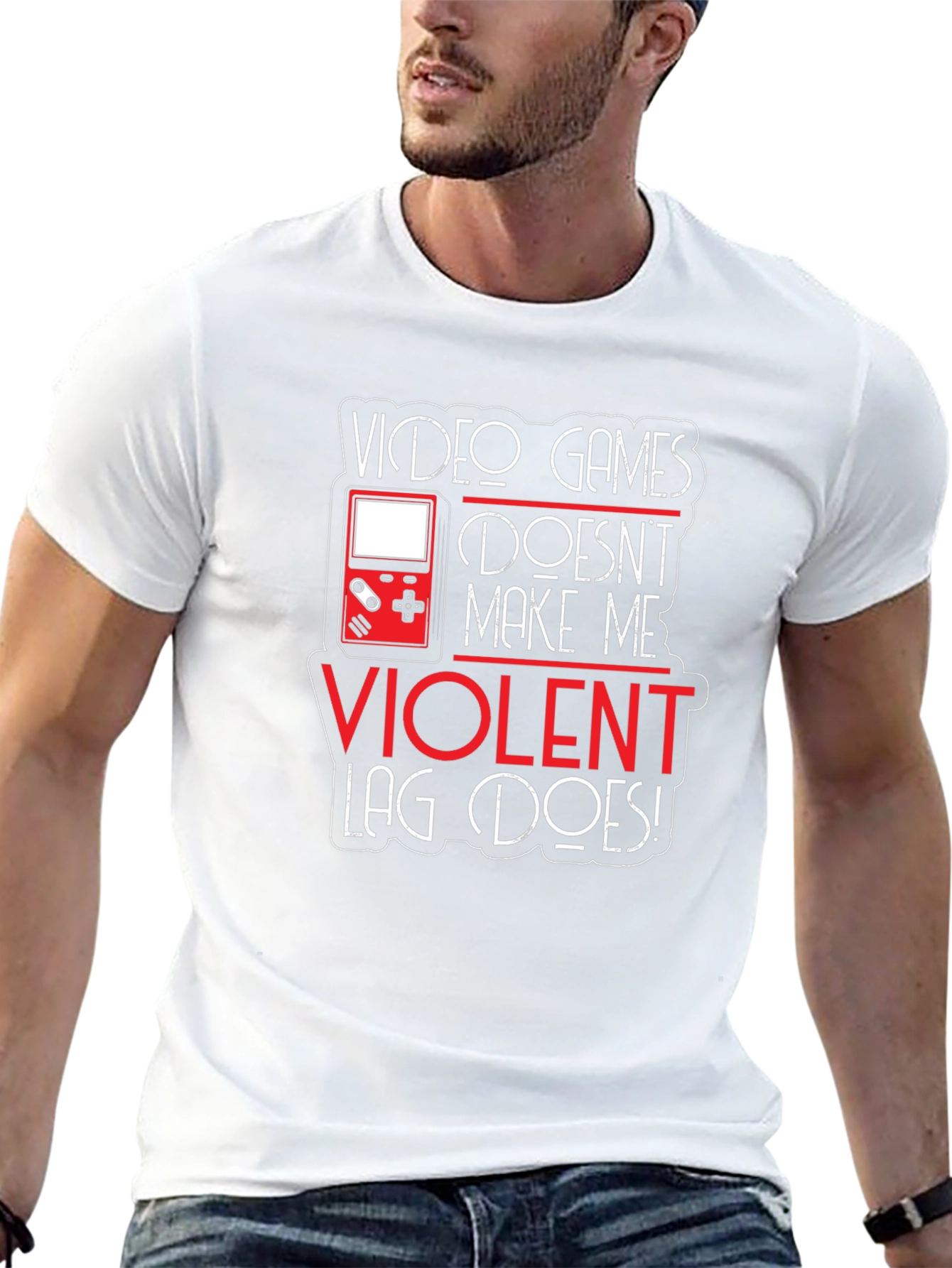 Video Games Dont Make Me Violent T-Shirt