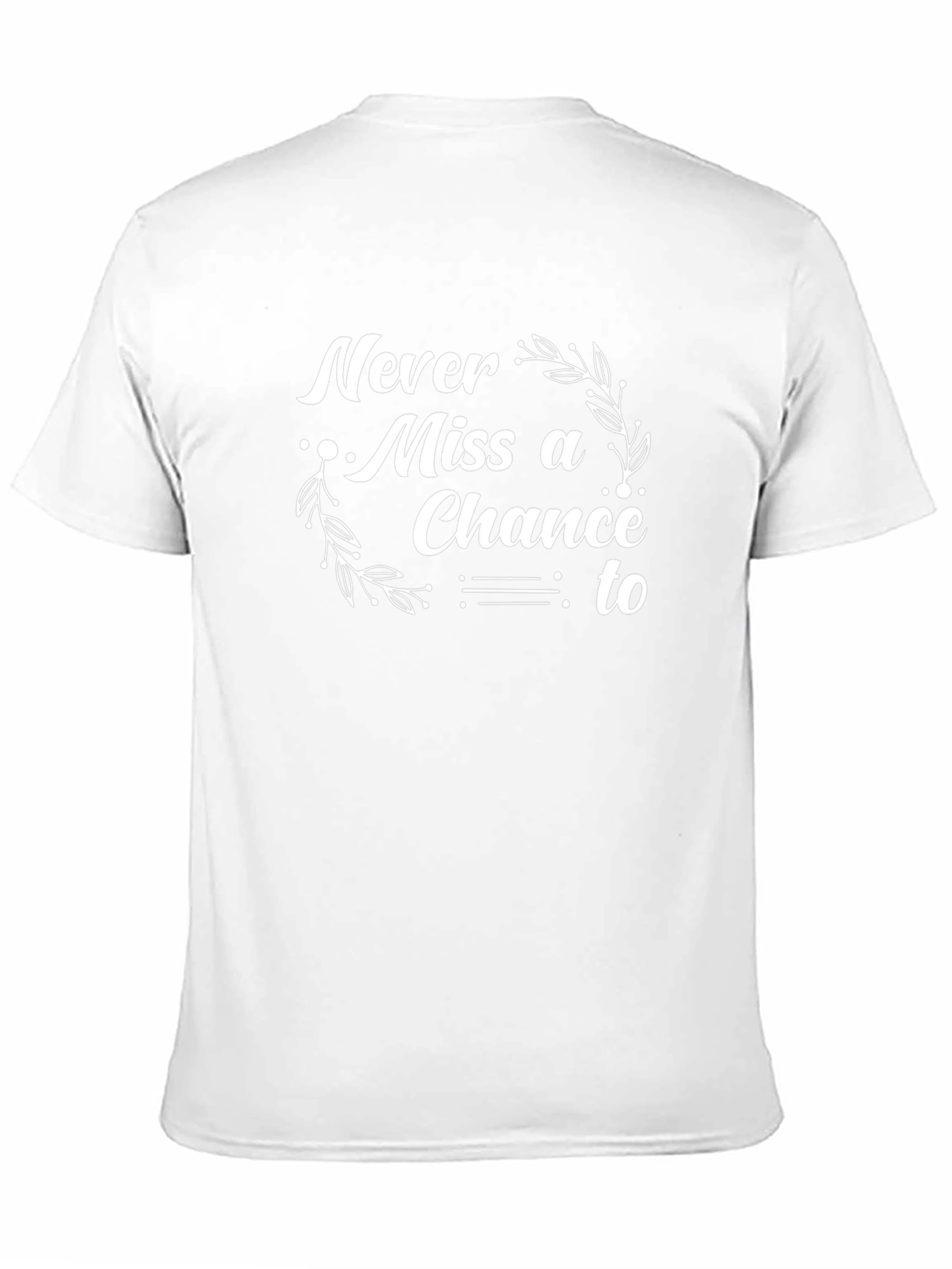 Never Miss a Chance Black T-Shirt