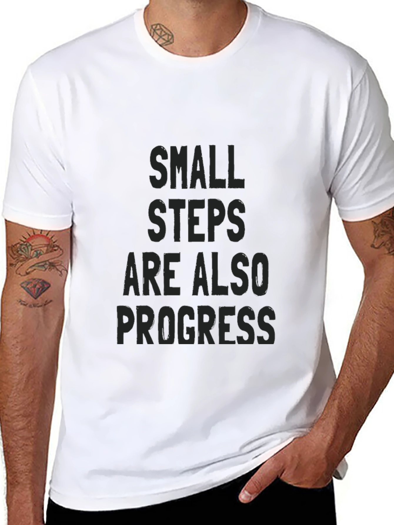 Small Steps Progress T-Shirt - Motivational Tee