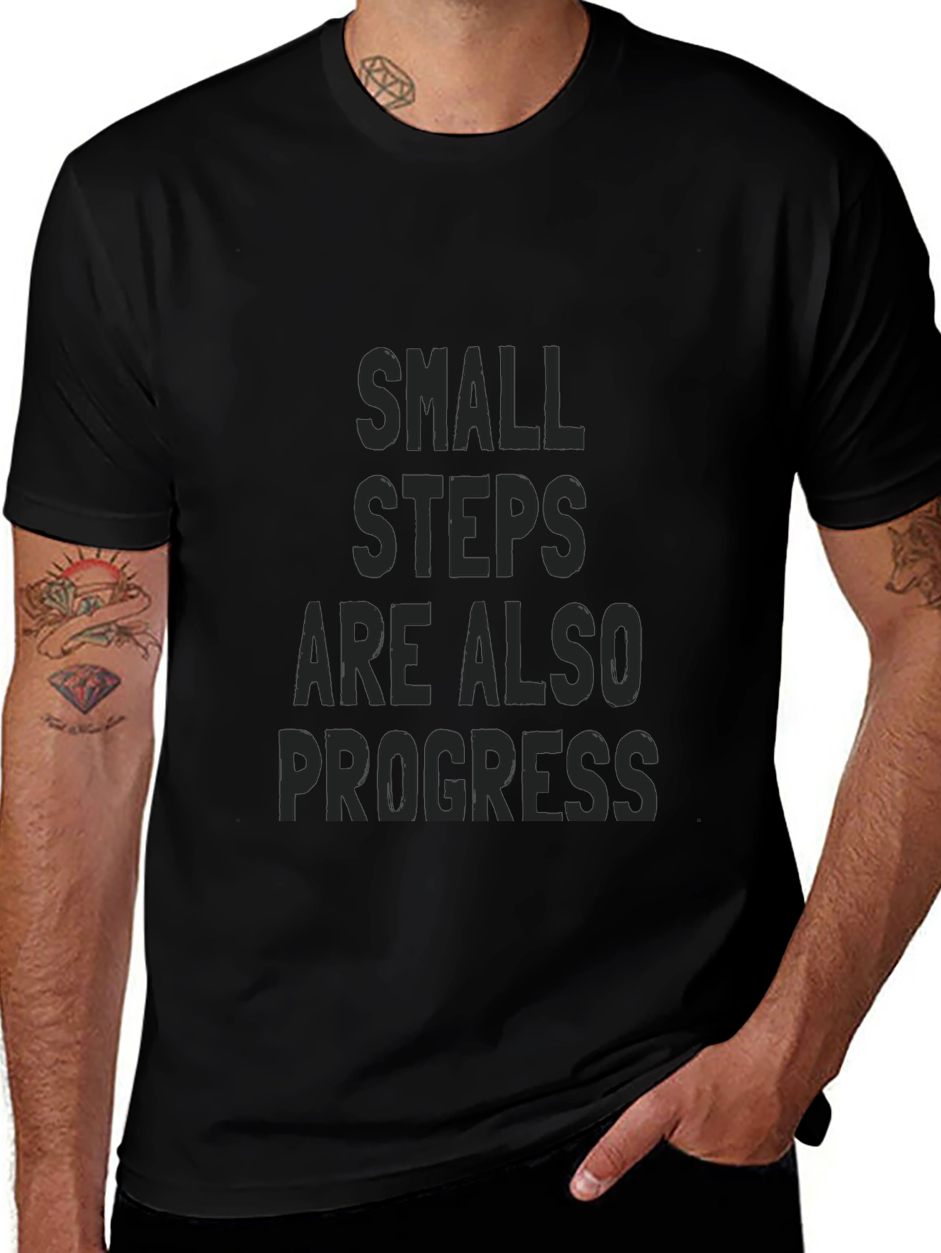 Small Steps Progress T-Shirt - Motivational Tee