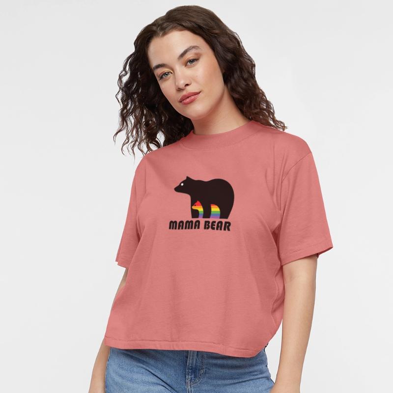 Mama Bear Gay Pride Rainbow LGBT Shirt