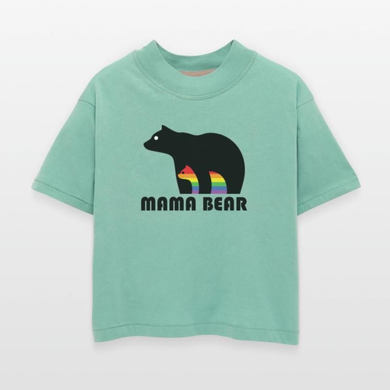 Mama Bear Gay Pride Rainbow LGBT Shirt