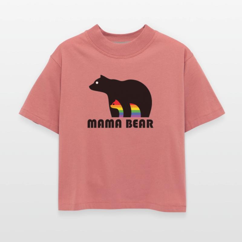 Mama Bear Gay Pride Rainbow LGBT Shirt