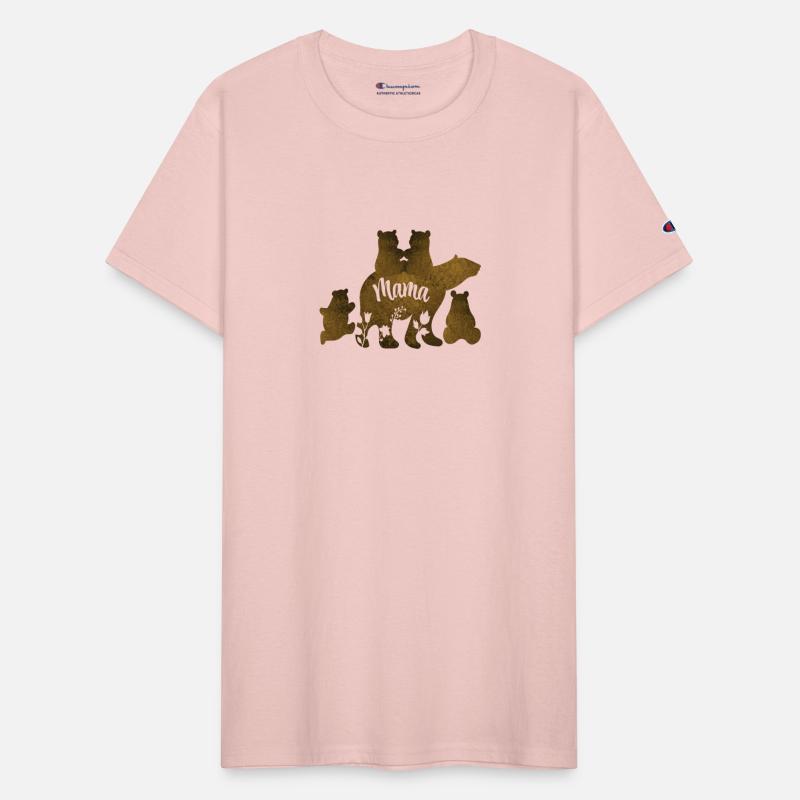 Mama Bear With 4 Cubs Mom of Four Children Gift