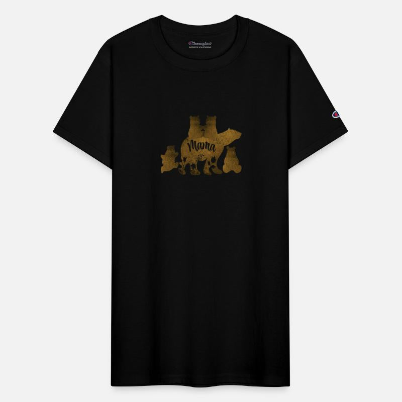 Mama Bear With 4 Cubs Mom of Four Children Gift
