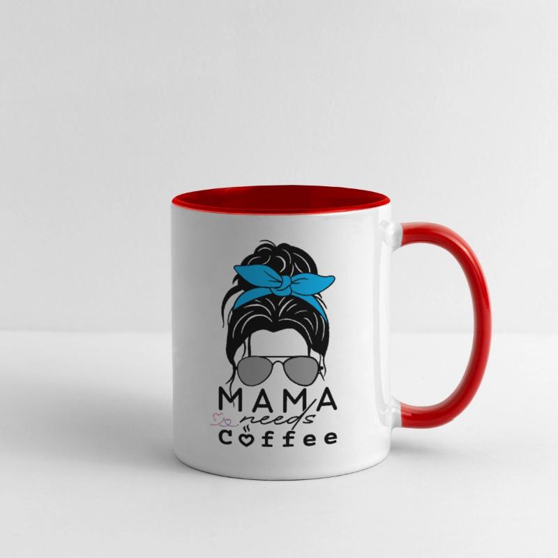 Retro Girl with Blue Bandana Portrait