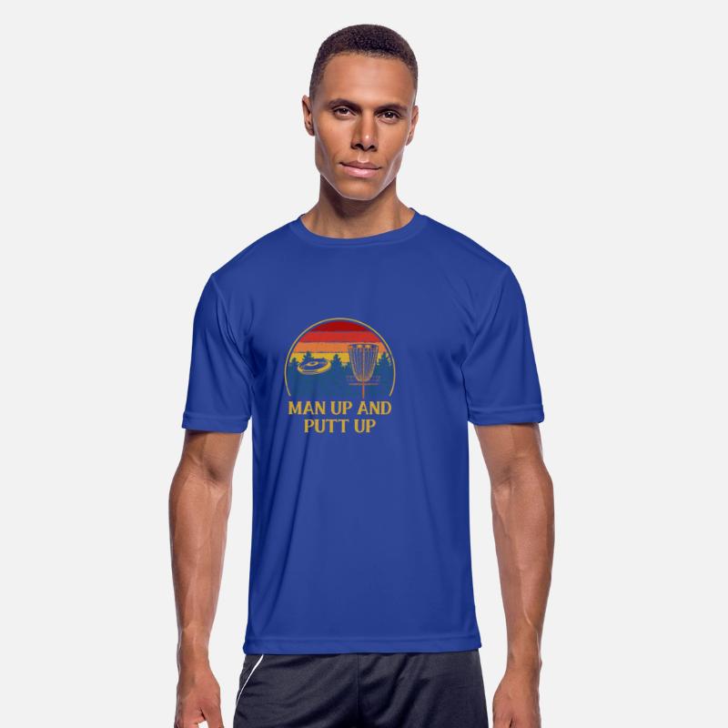 Man Up and Putt Up Funny Disc Golf Humor Golfer Co