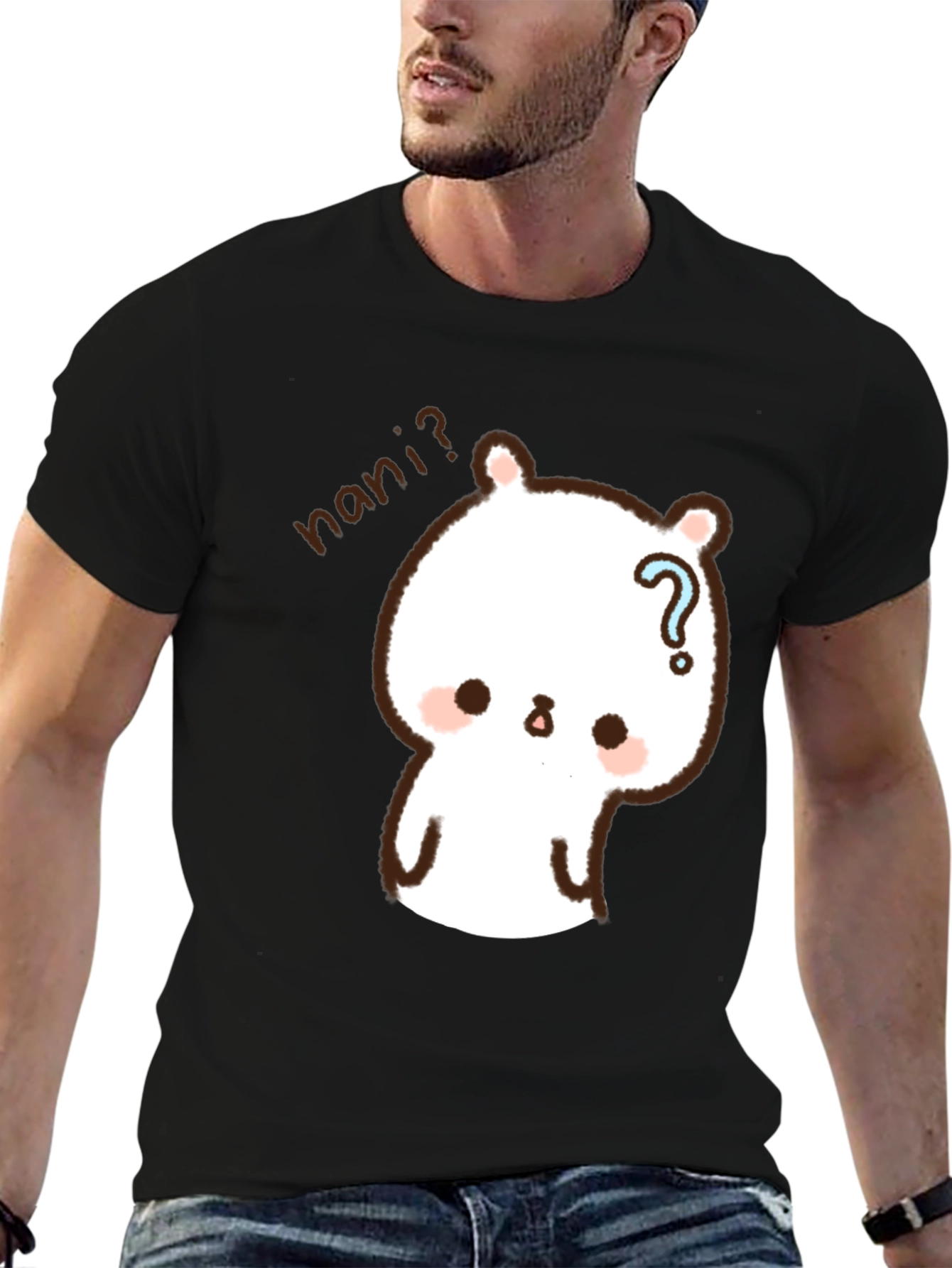 Cute Anime Bear T-Shirt - Nani? Graphic Tee