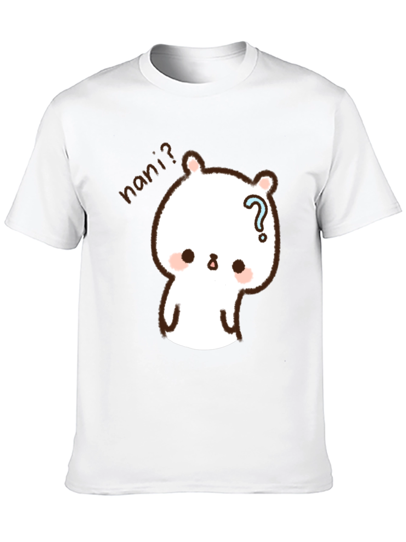Cute Anime Bear T-Shirt - Nani? Graphic Tee