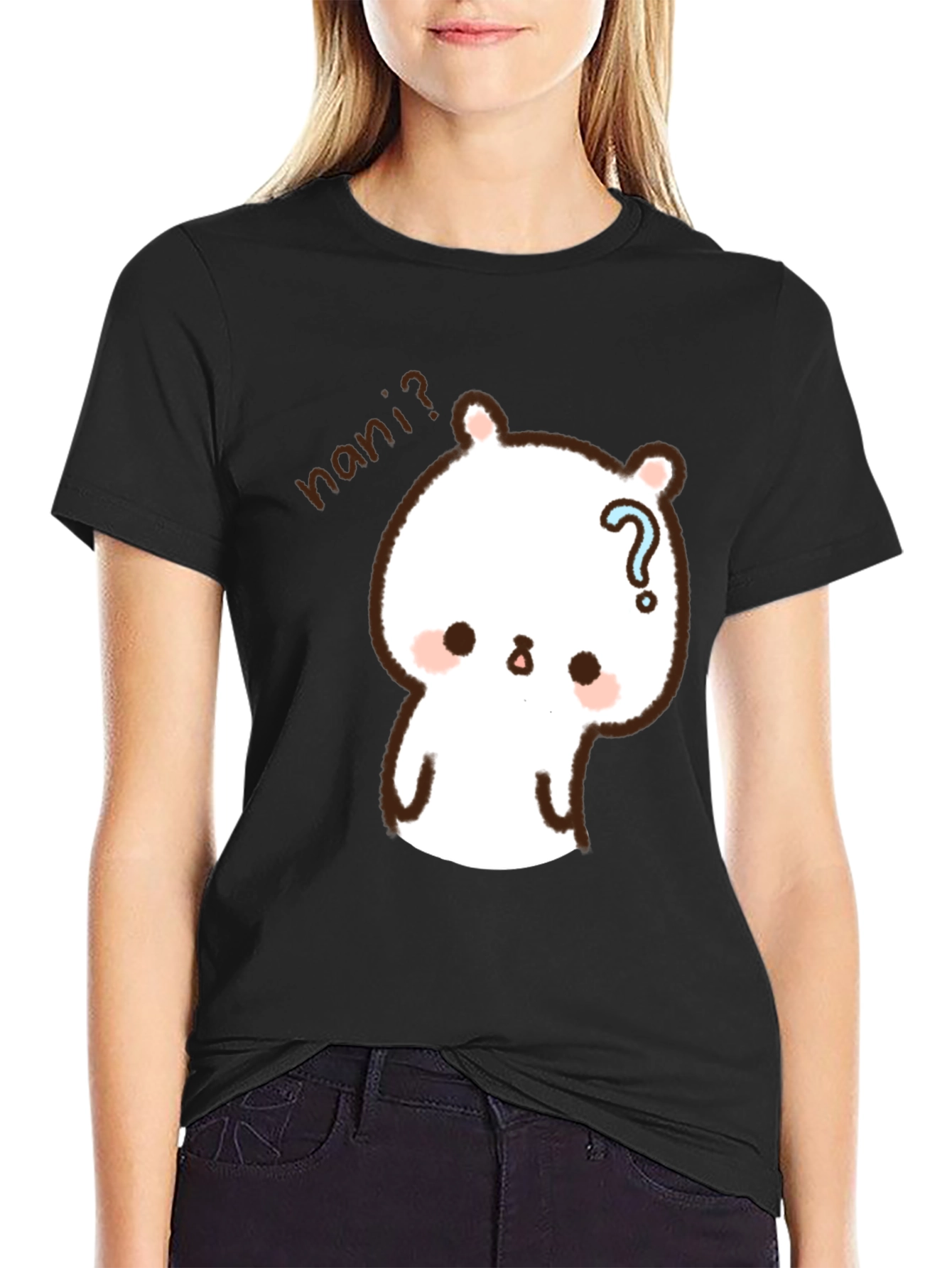 Cute Anime Bear T-Shirt - Nani? Graphic Tee