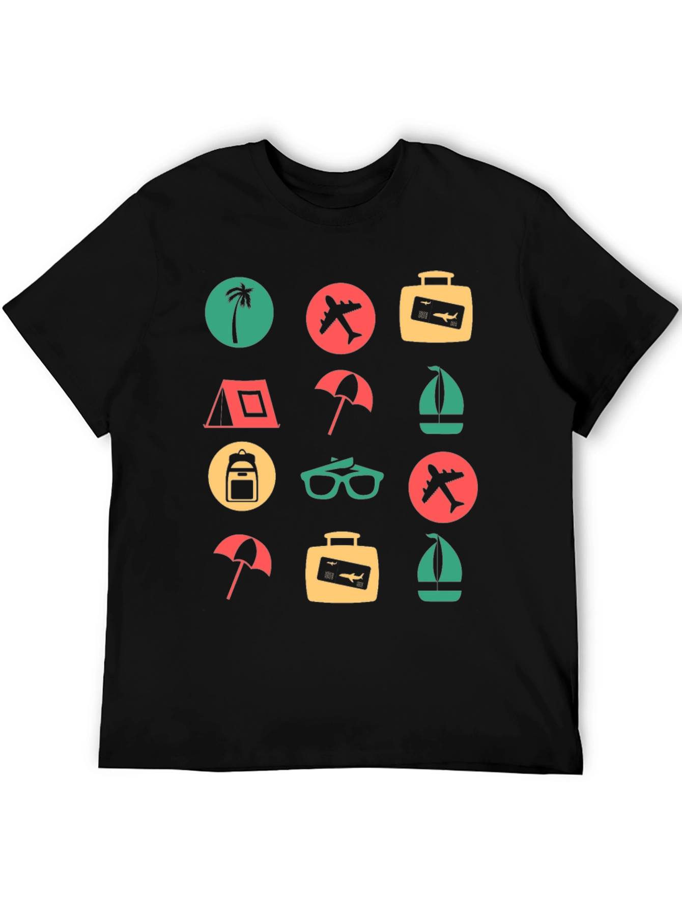 Travel Icon T-Shirt: Adventure Awaits!