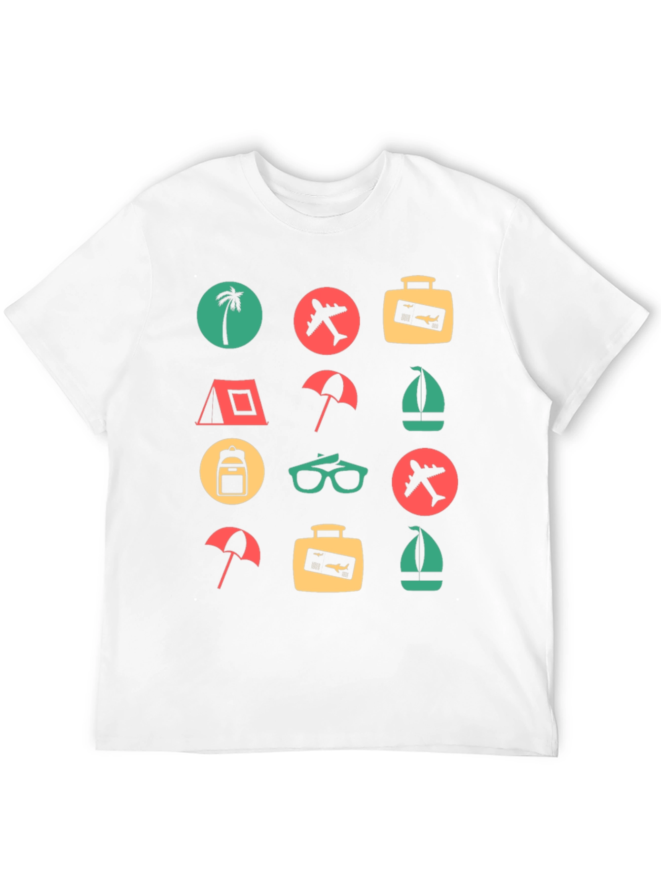 Travel Icon T-Shirt: Adventure Awaits!
