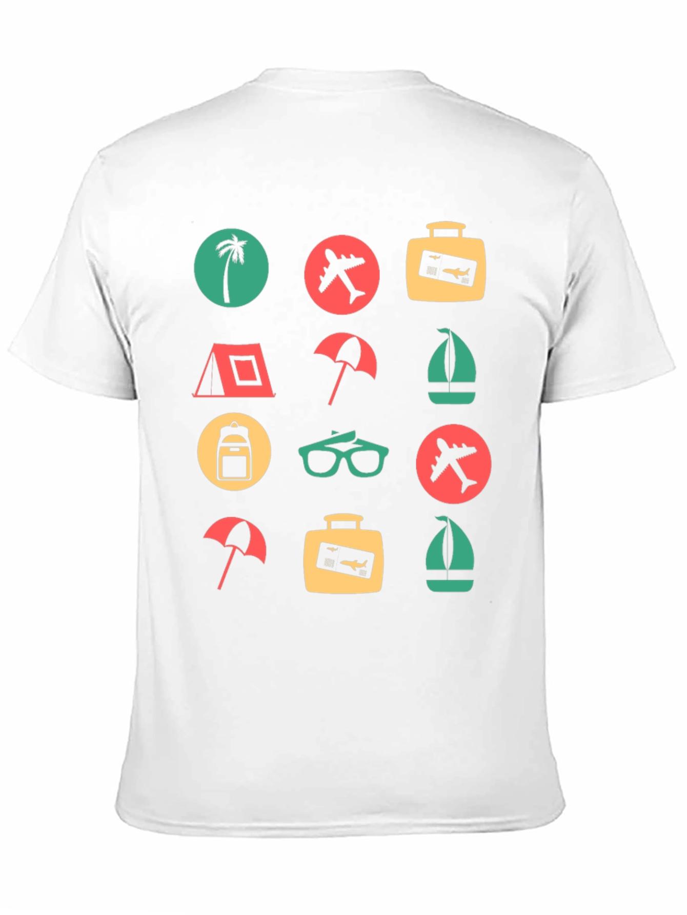 Travel Icon T-Shirt: Adventure Awaits!