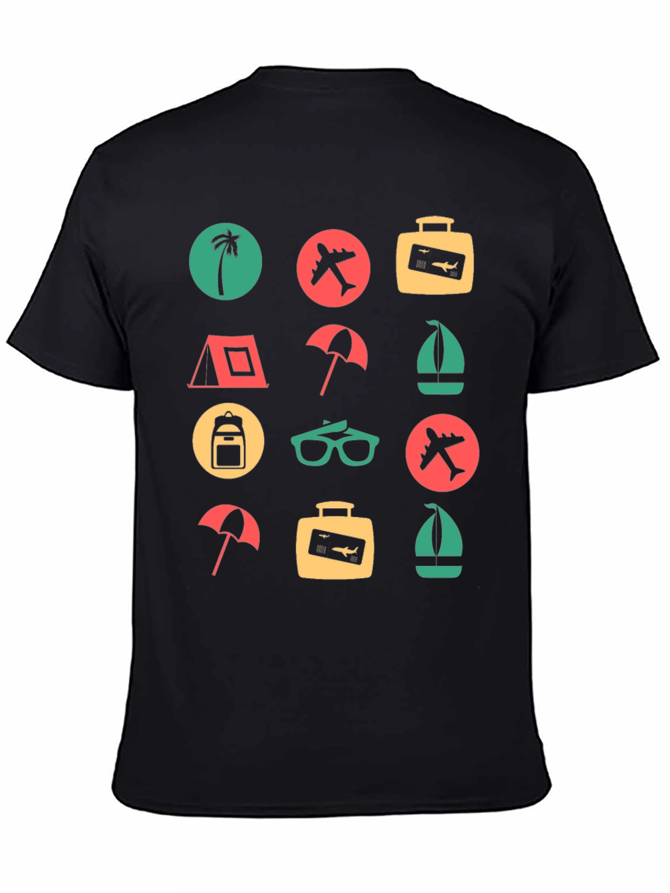 Travel Icon T-Shirt: Adventure Awaits!