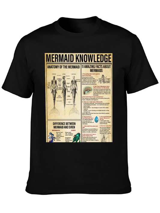 Mermaid Knowledge T-Shirt - Anatomy & Facts Tee