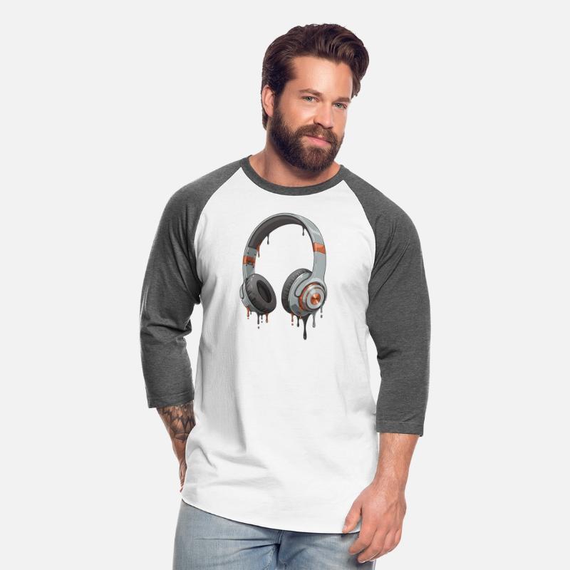melting headphones music lover