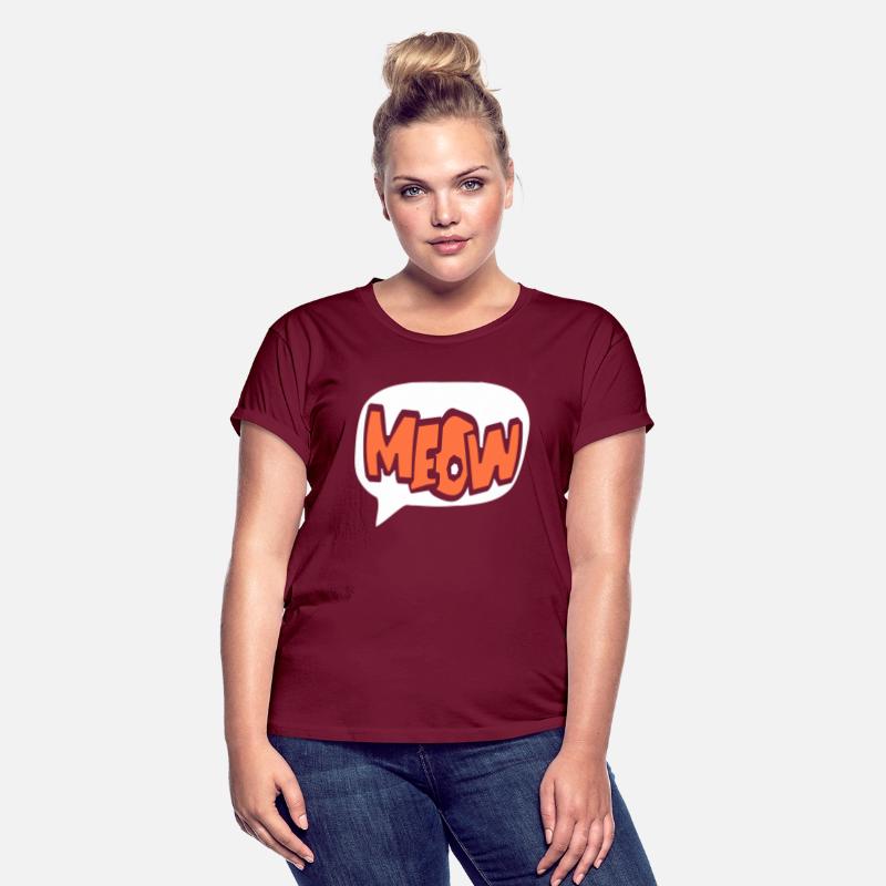 Meow Cat Speech Bubble Cartoon Text Quote Letters