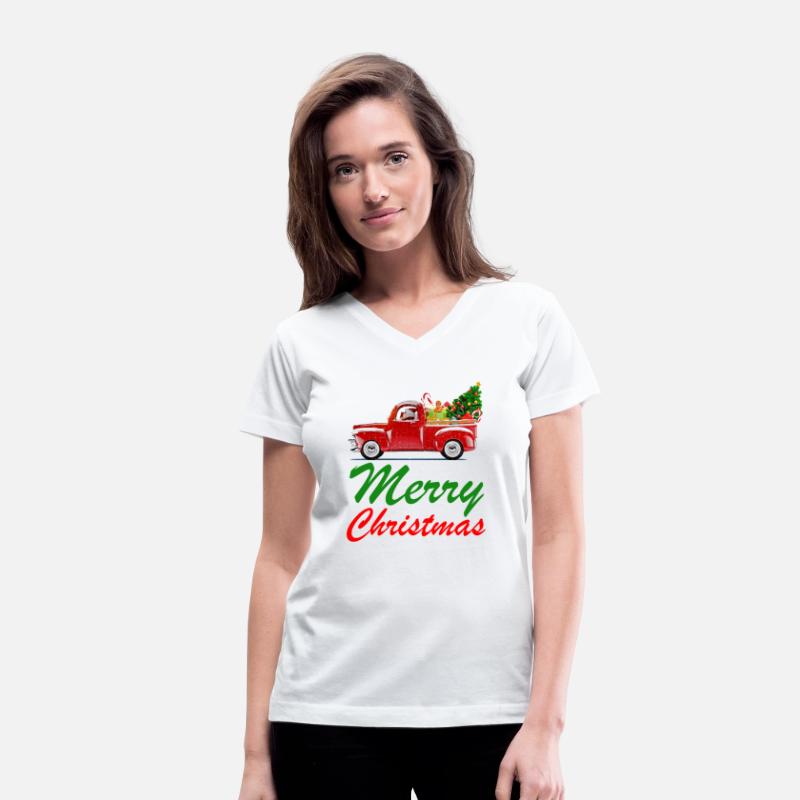 Merry Christmas Car With Christmas Tree Xmas Wear
