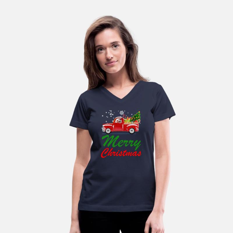 Merry Christmas Car With Christmas Tree Xmas Wear