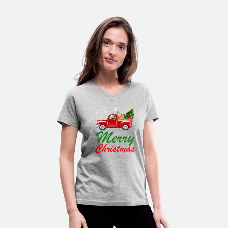 Merry Christmas Car With Christmas Tree Xmas Wear