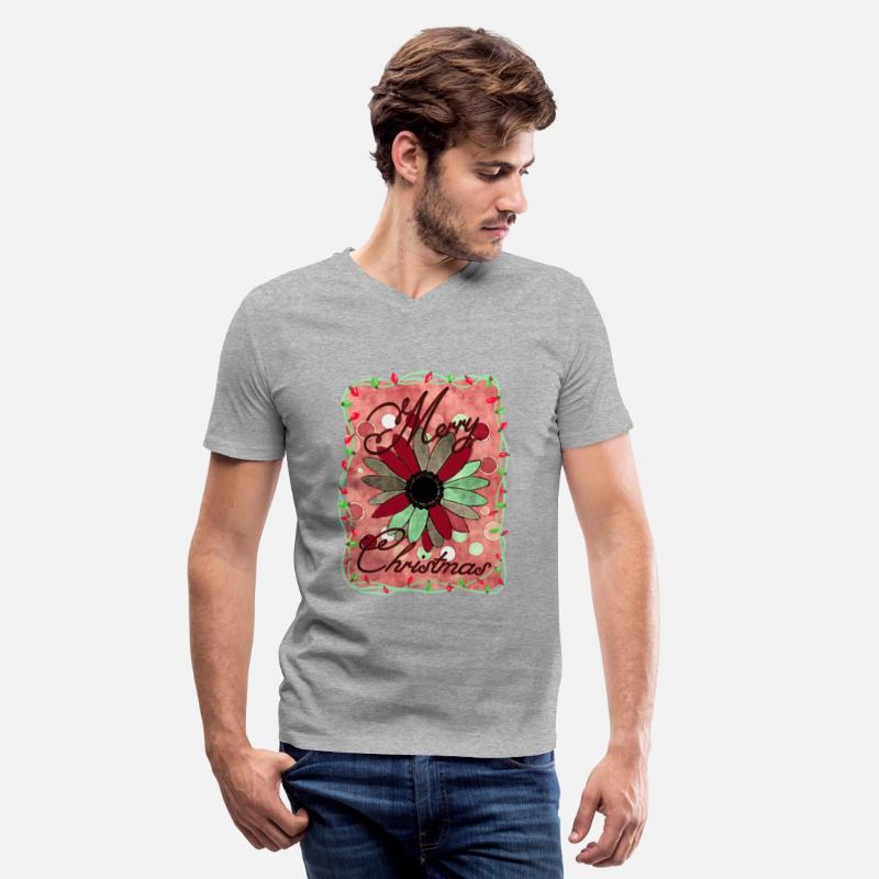 Merry Christmas Monogram Flower