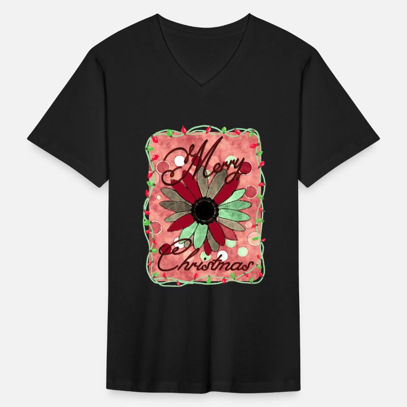Merry Christmas Monogram Flower