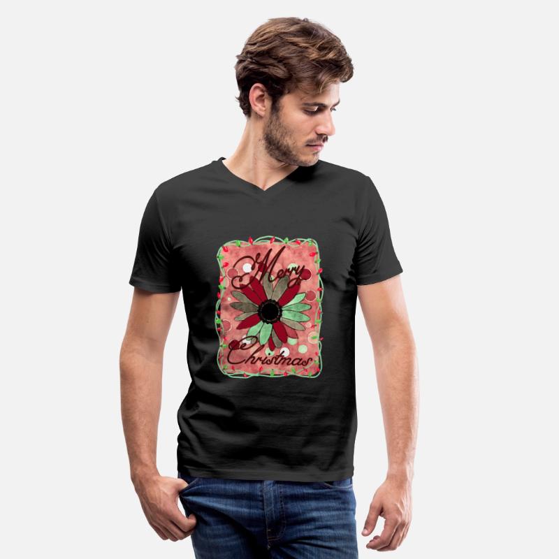 Merry Christmas Monogram Flower