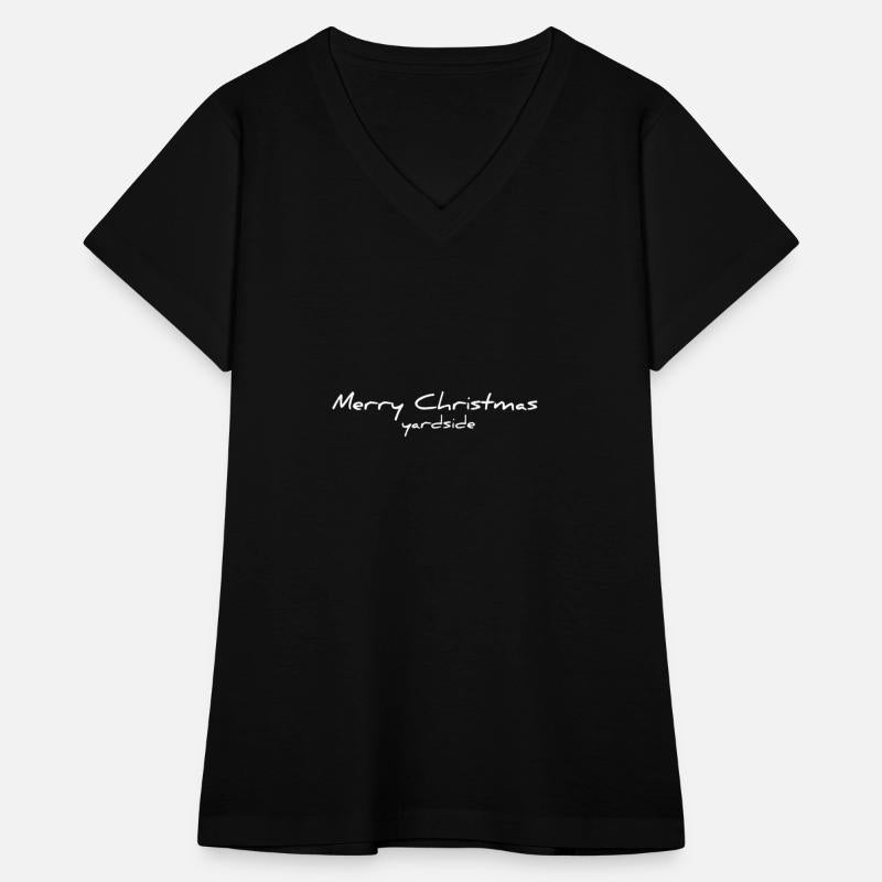 Merry Christmas Yardside font logo white color
