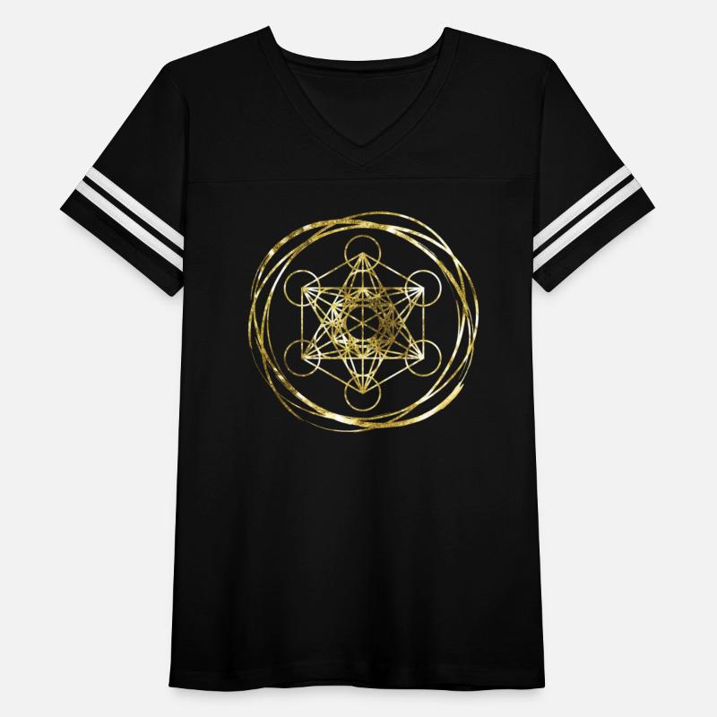 Metatrons Cube Gold sacred geometry