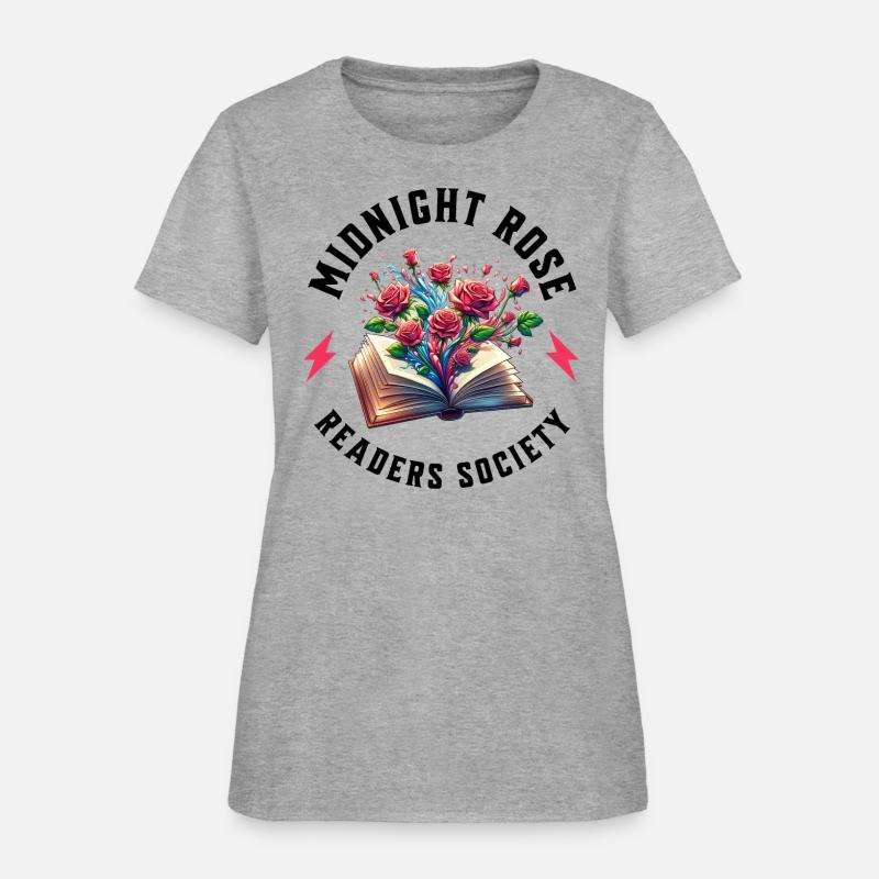 Midnight Rose Readers Society Floral Book Lover