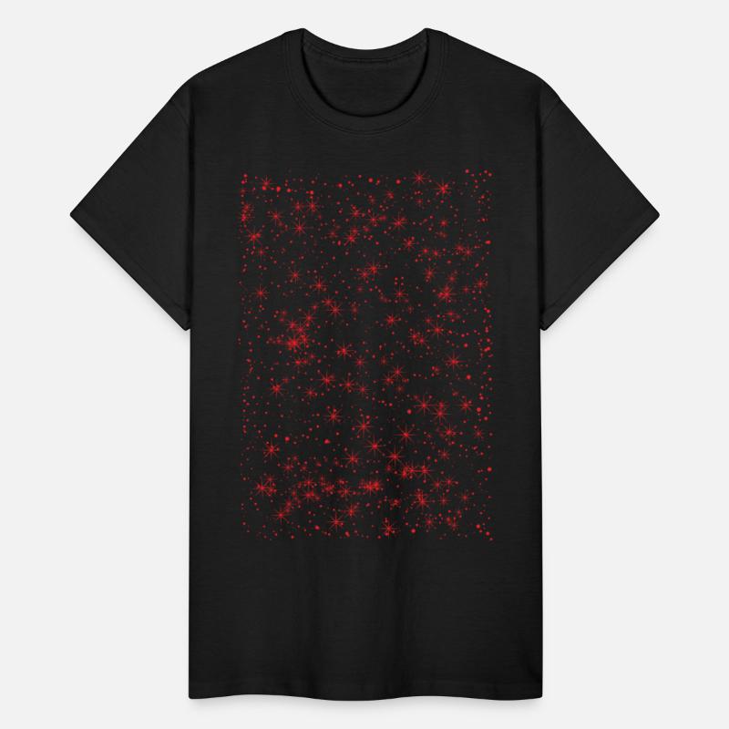 Minimalist pattern with red stars