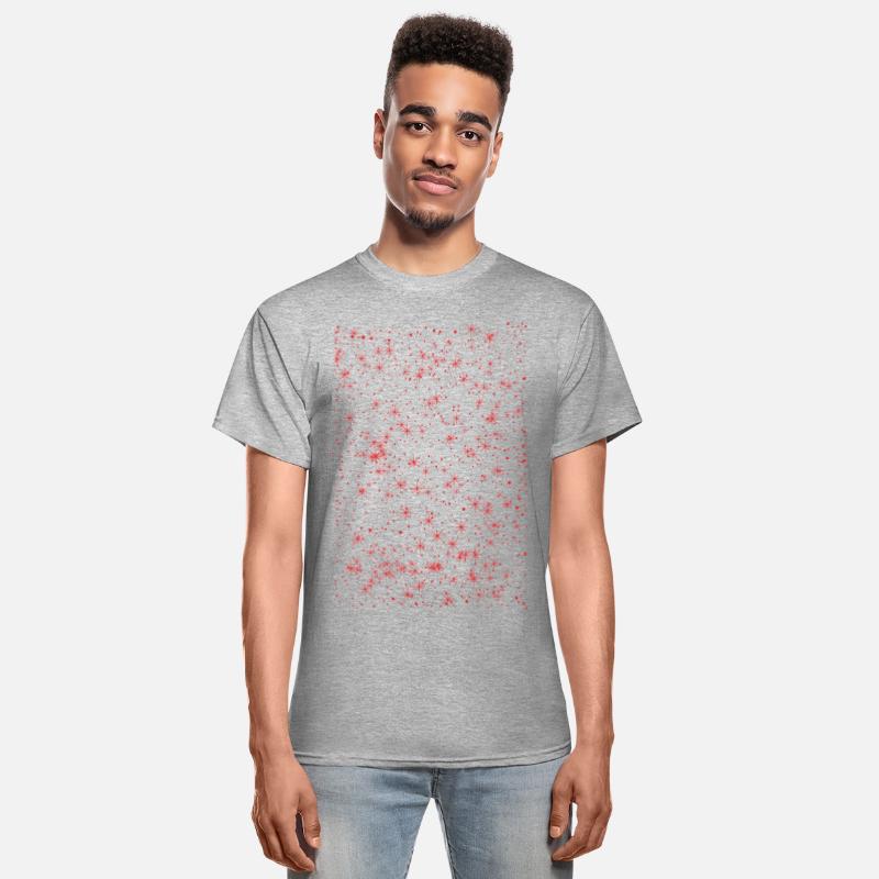 Minimalist pattern with red stars