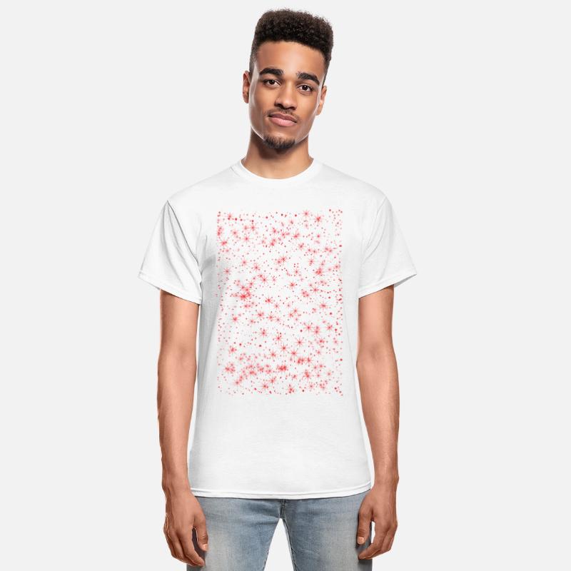 Minimalist pattern with red stars