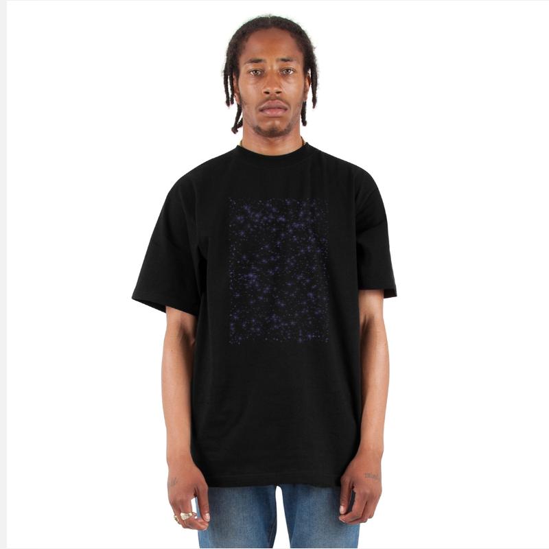 Minimalist purple stars pattern