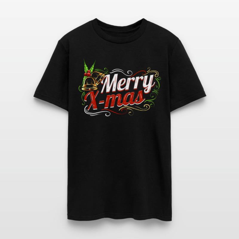 Mistletoe Bells Ornaments Logo For A Merry