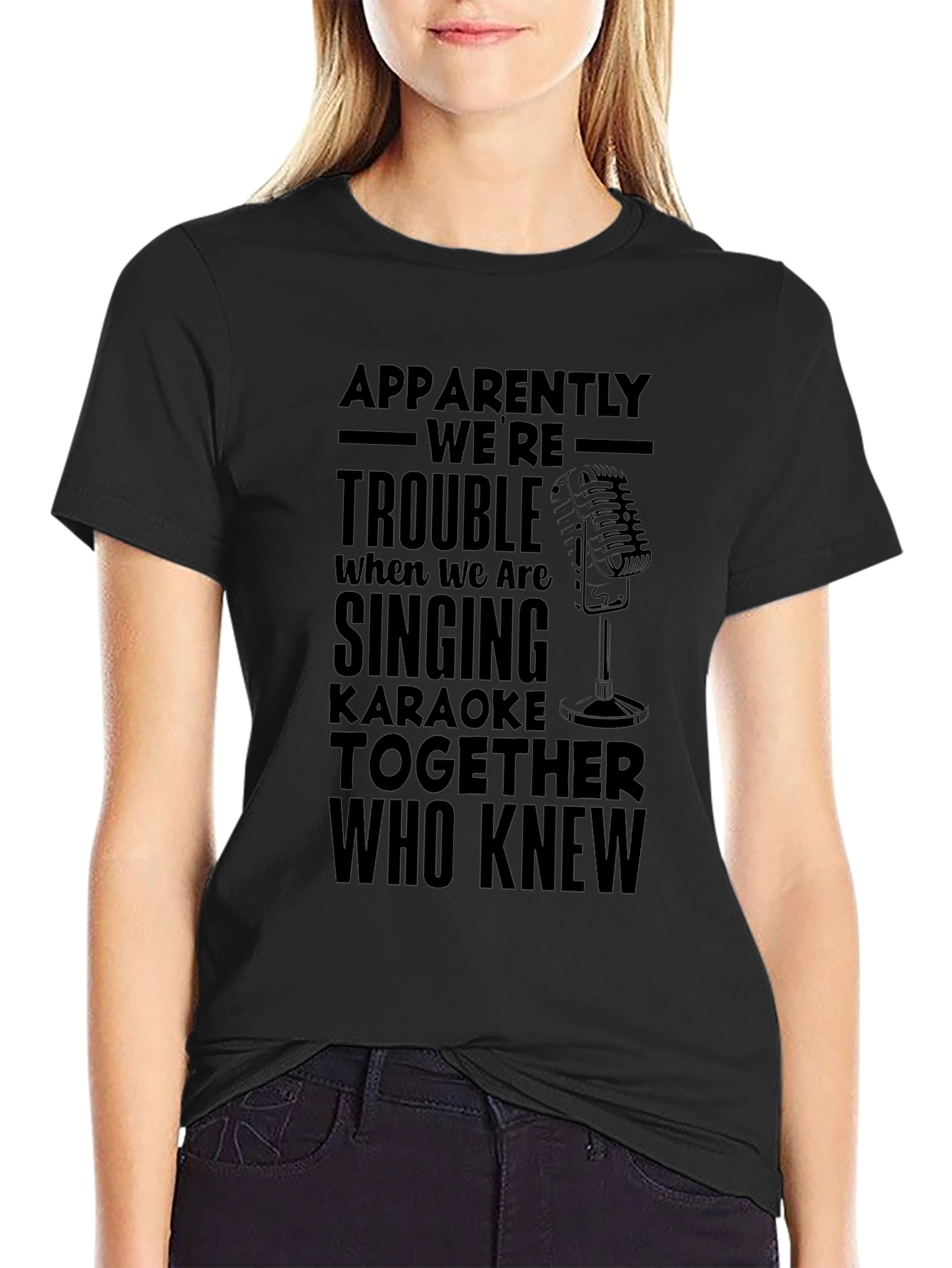 Karaoke Trouble Graphic Tee