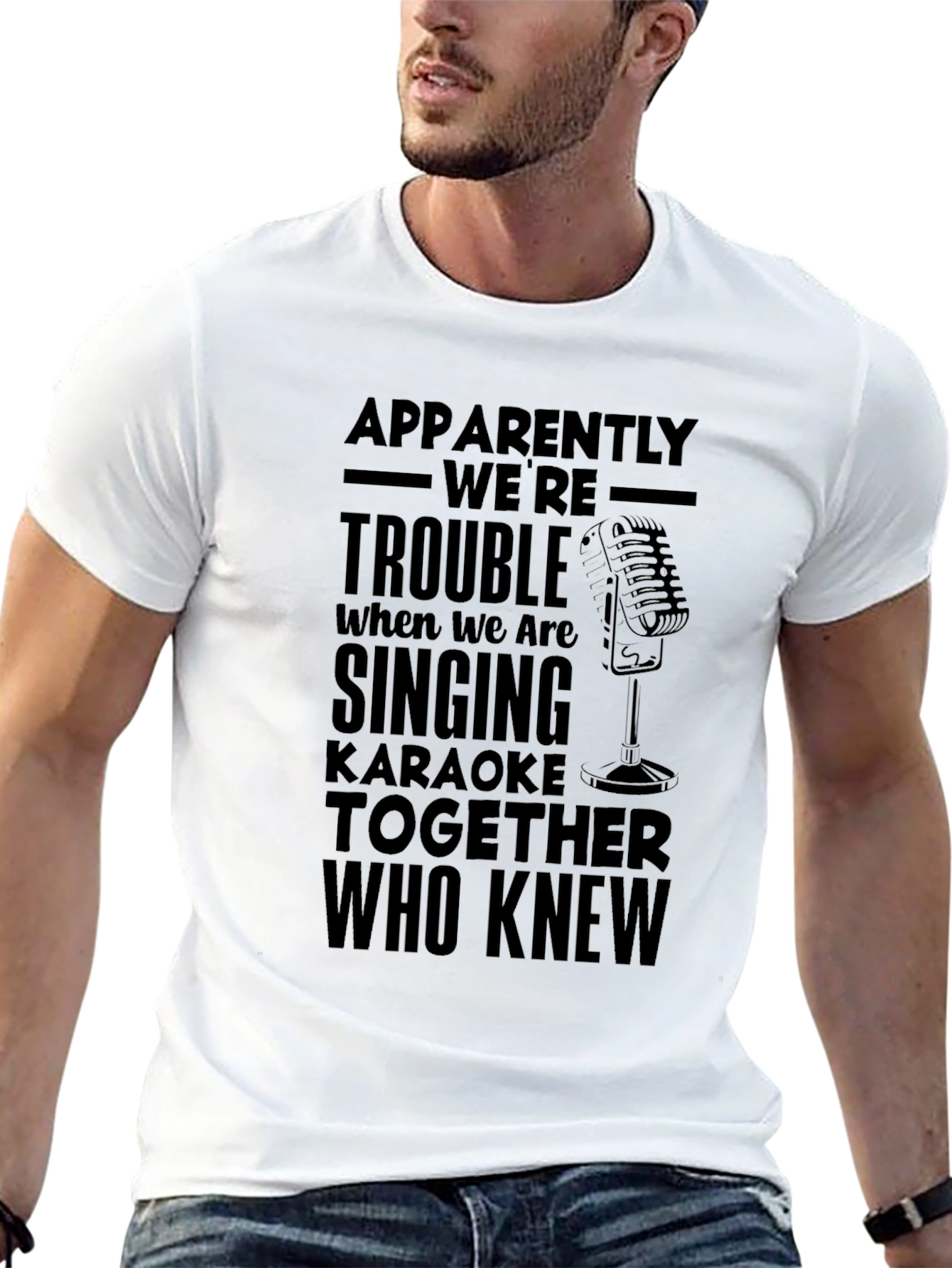 Karaoke Trouble Graphic Tee
