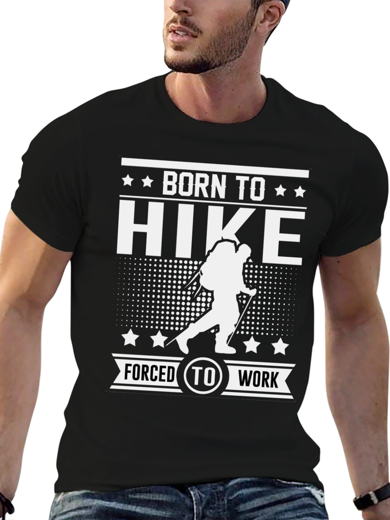 Born to Hike T-Shirt: Hiking Enthusiast Apparel